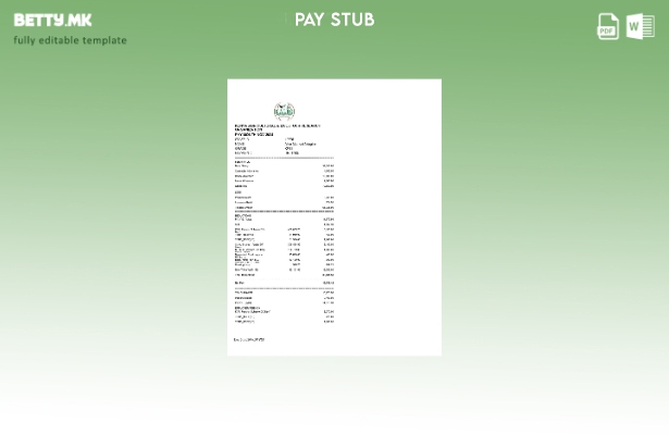 модерен стил Шаблон за уплатница на организацијата за земјоделство и сточарство 